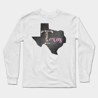 Texas flower state Long Sleeve T-Shirt